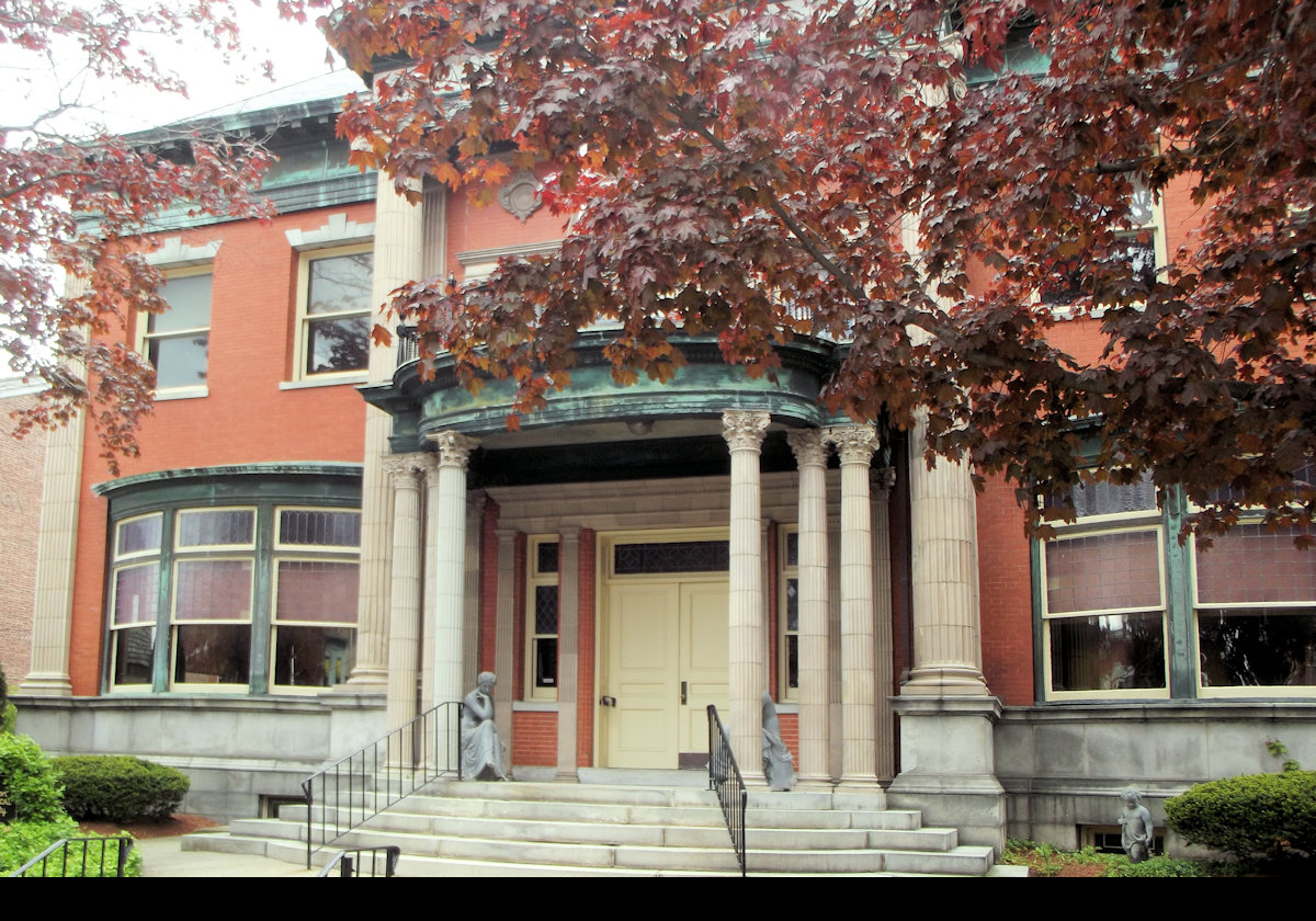 Clinton Historical Society building.  It was founded in 1894.