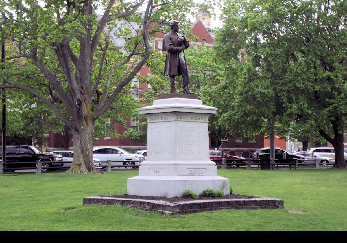 Civil War Monument in Central Park