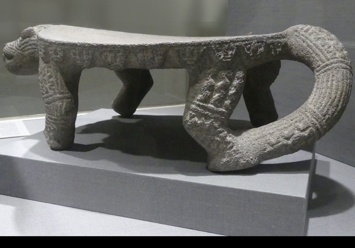 A nother view of the Metate.  Click the image for more information about metates.