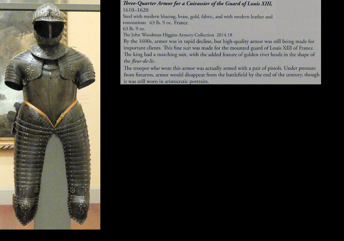 Click the image to see another example of armor from the John Woodman Higgins Armory Collection.