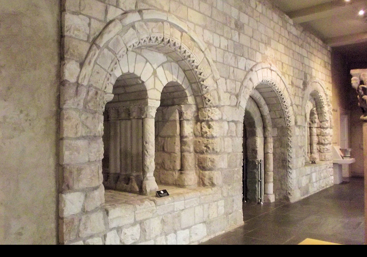 The Chapter House from the Benedictine priory of Saint John Le Bas-Nueil.  Click the image for more information.