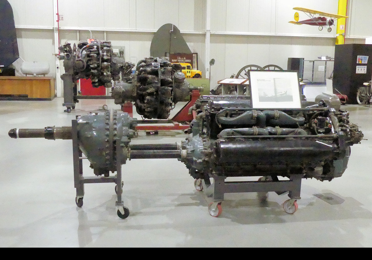 Another view of the huge Allison 3420 engine.