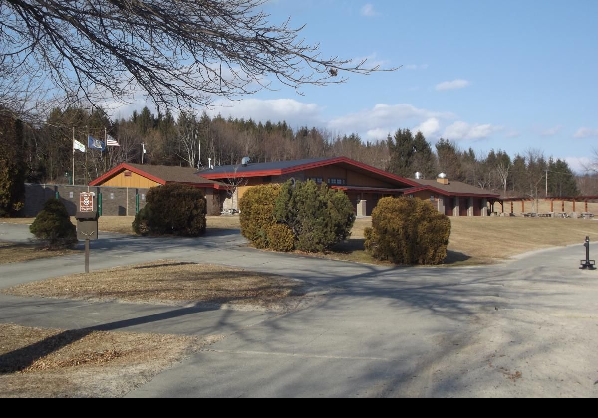 The Lake Taghkanic State Park visitors center.