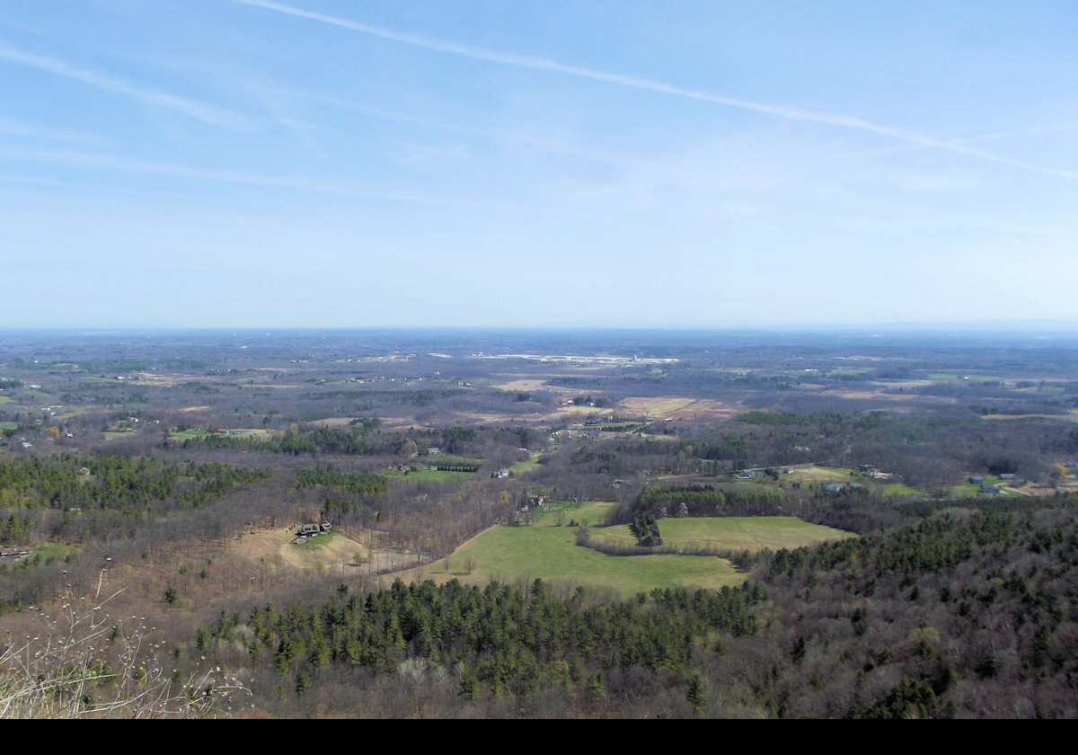 Located mostly atop the Helderberg Escarpment, the park has several hiking trails that offer panoramic views of the Green Mountains in Vermont and the Taconic Mountains of the Hudson Valley.