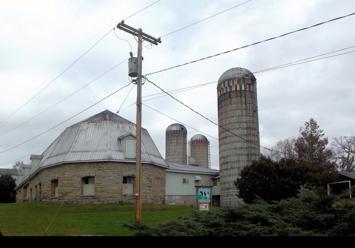 The farm comprises beautiful stone buildings, and is located east of Little Falls, adjacent to Beardslee Castle.