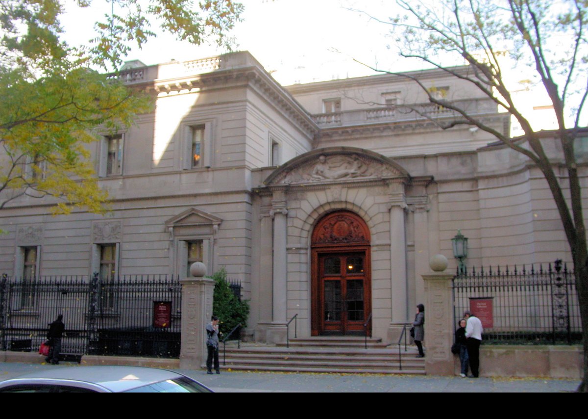 William's favorite gallery in New York City; the Frick Collection. While very much smaller than, say, the Met, it is a warm and friendly environment.