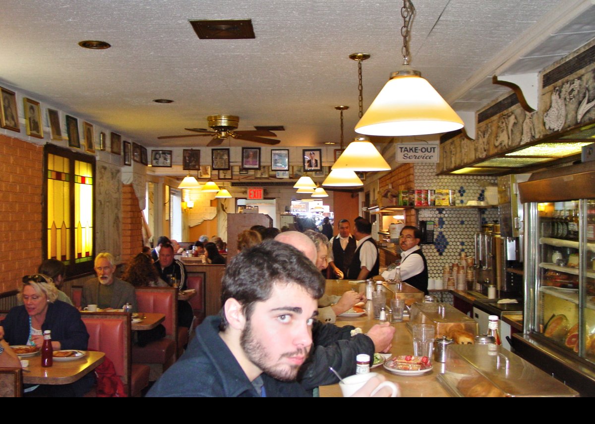 Neil's Coffee Shop interior.