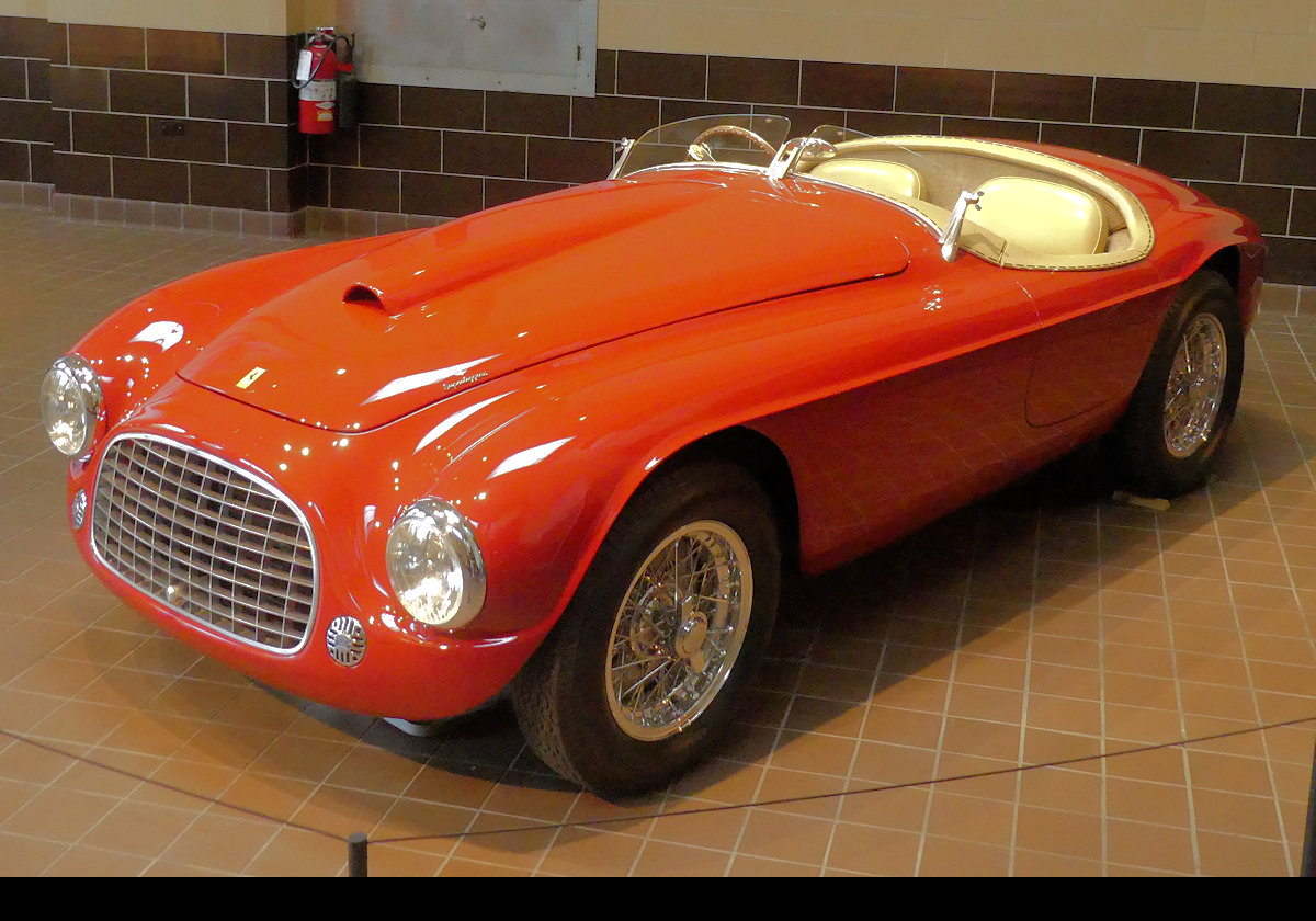 1950 Ferrari 166 Barchetta.  More information on the next photo.