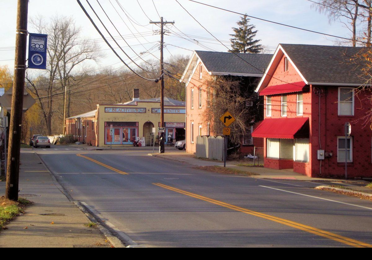 What used to be the Beachview Carousel Center until 2007 when the carousel and other content was auctioned. It is on route 32/9W near the bridge across the Esopus Creek shown in later images.