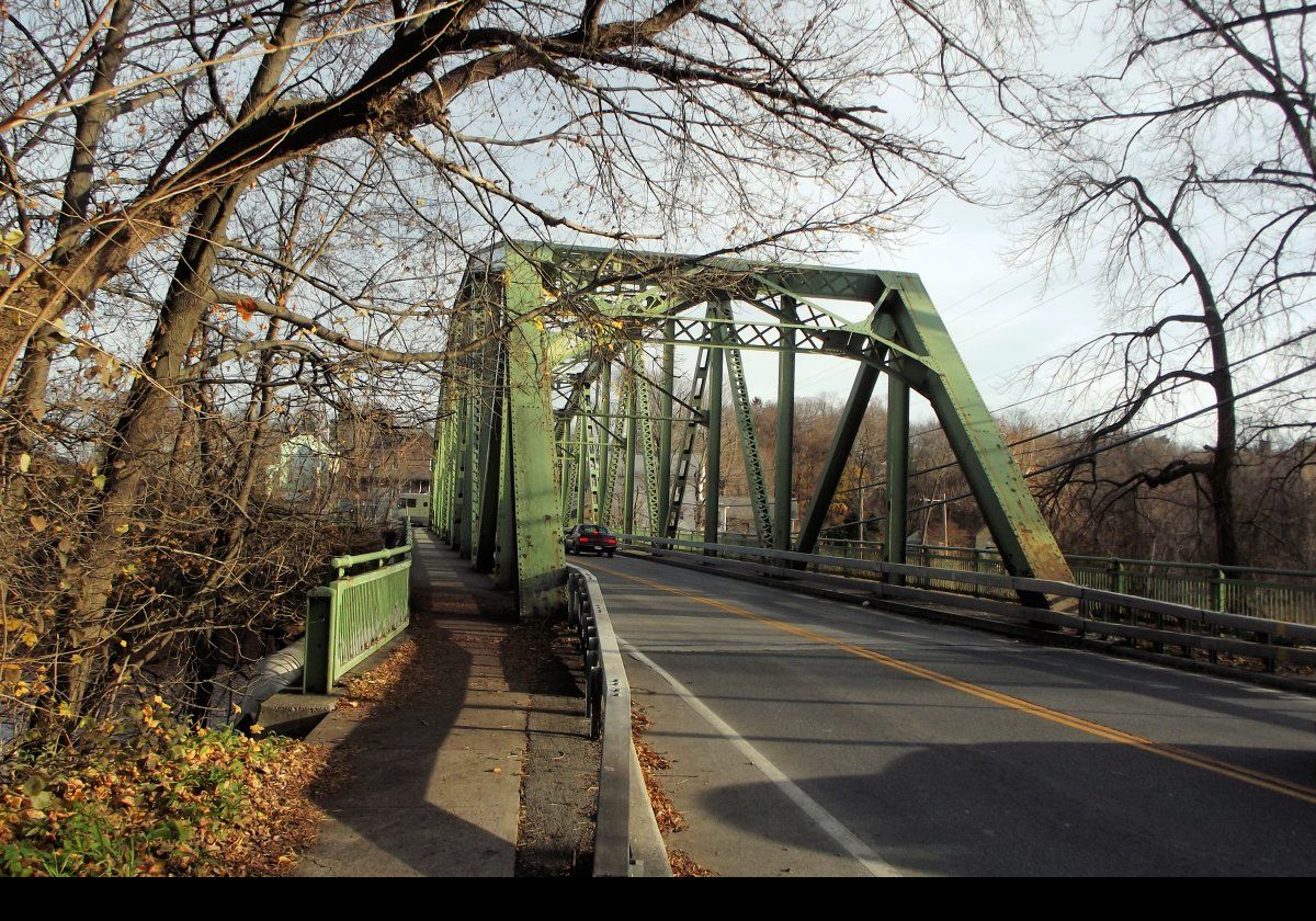 The Esopus Bridge on route 32/9W out of Saugerties across the Esopus Creek.