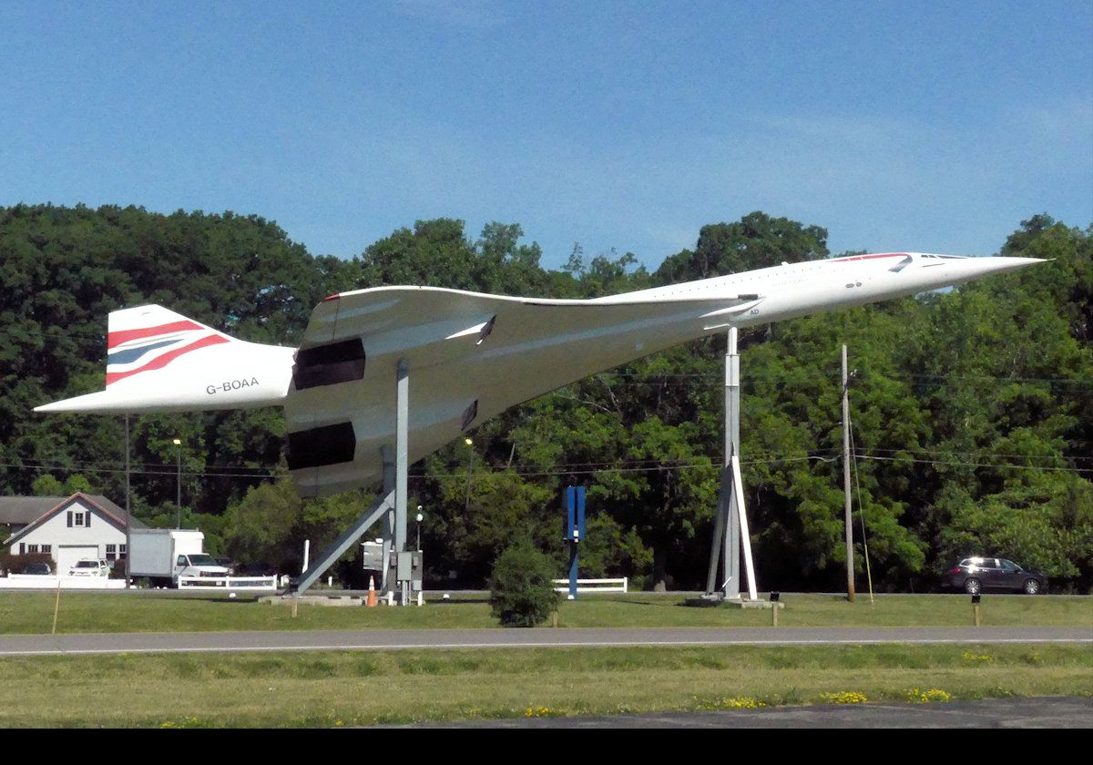 A large model of Concorde.