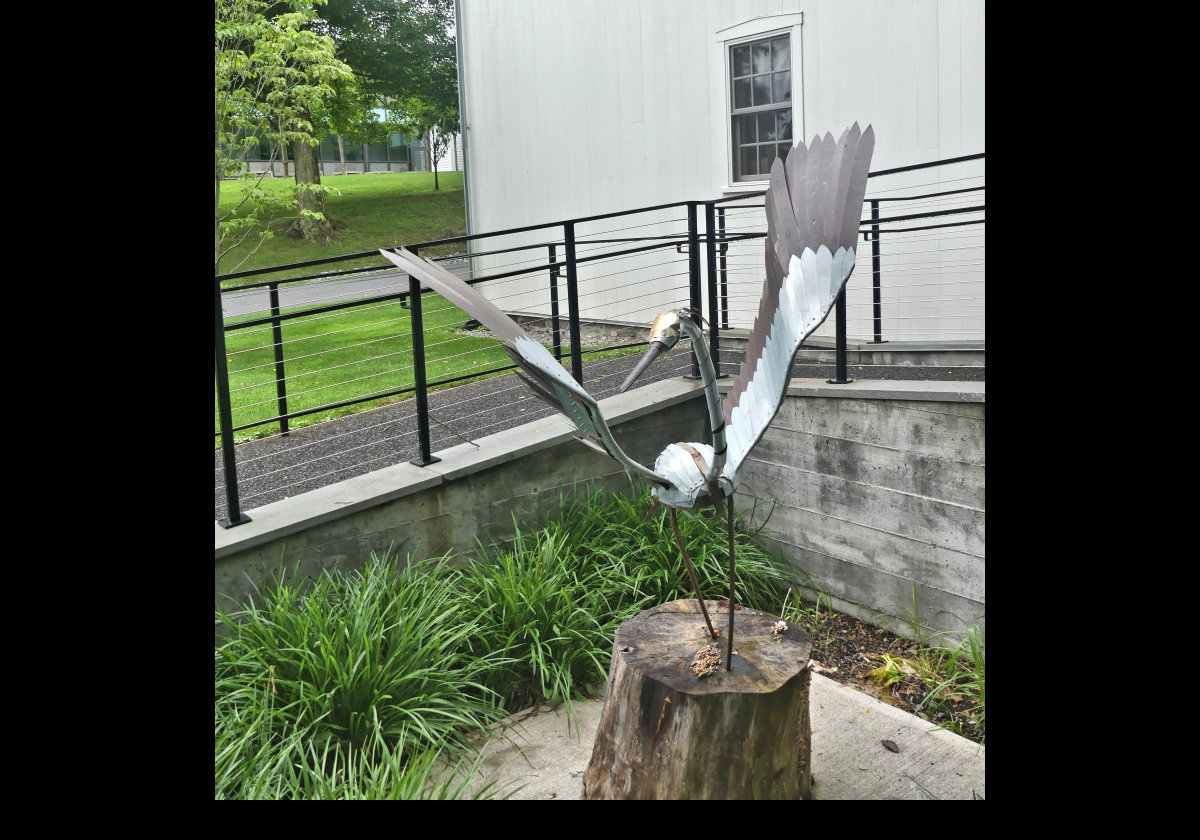 Sculpture at the entrance to the zoo. I am not, generally, a zoo fan, but this one is wonderfully done, and specializes in endangered species. Click the image to go to the live cameras around the zoo.