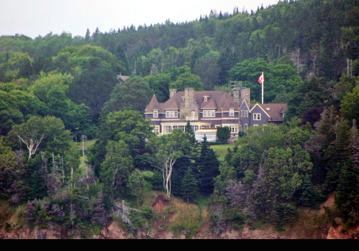 Beinn Bhreagh, aka "The Point", is the former estate of Alexander Graham Bell located on a peninsula jutting into Bras d'Or Lake near the village of Baddeck.