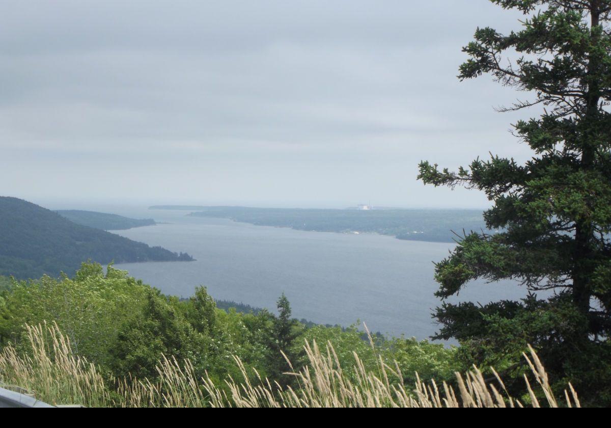 A last view down Bras d'Or Lake before heading back to Sydney to board our ship.