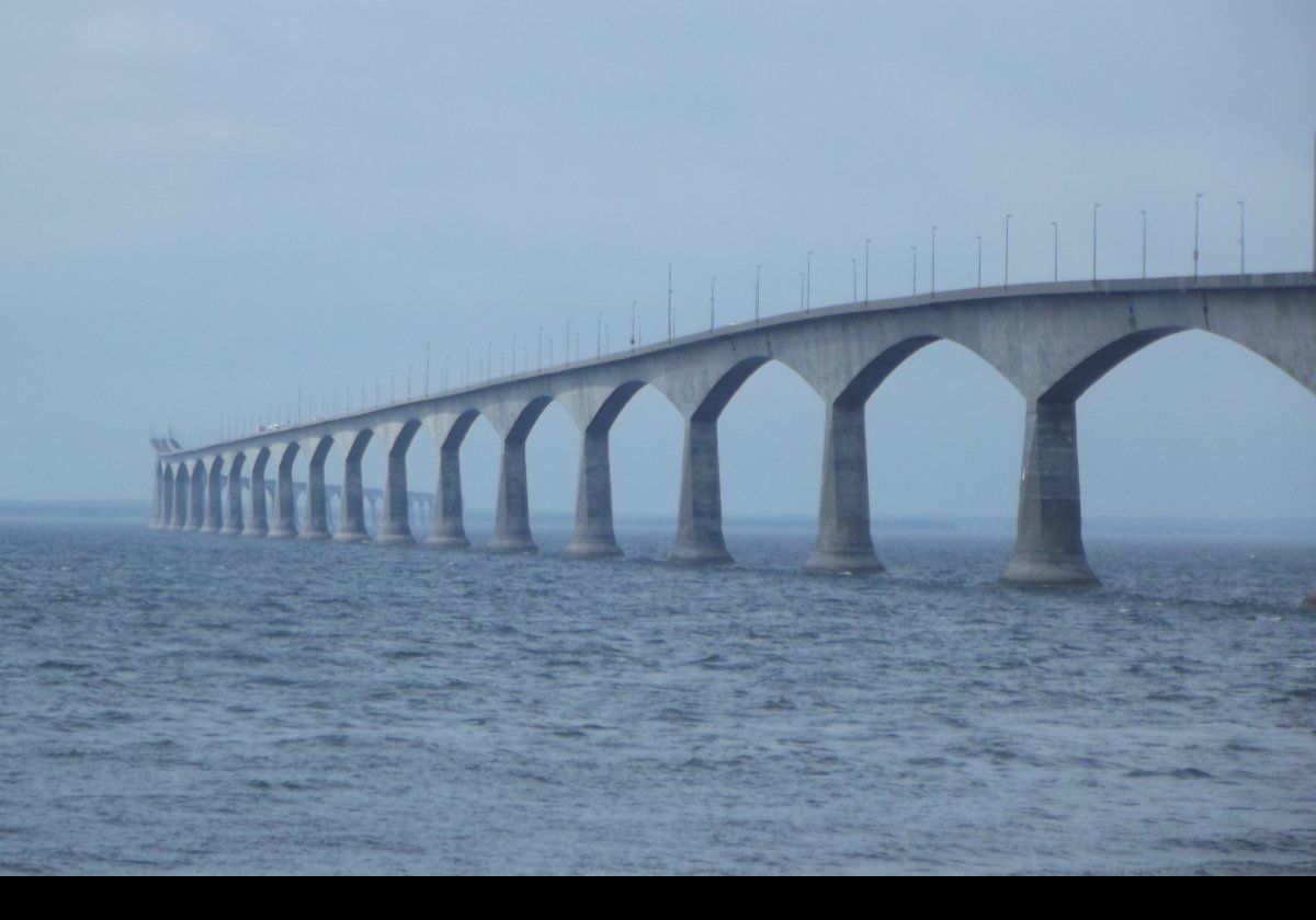 It is a two-lane toll bridge, and is part of the Trans-Canada Highway system.  It connects Borden-Carleton in Prince Edward Islandto Cape Jourimain in New Brunswick.