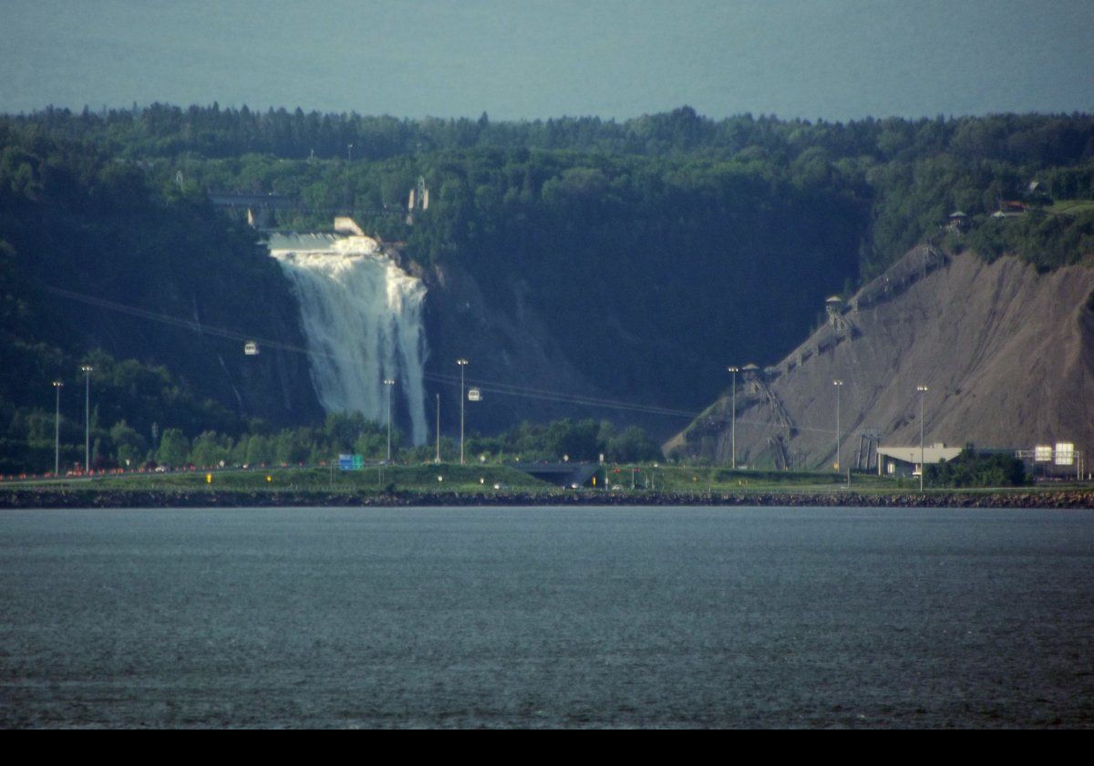 A last view of Montmorency Falls.