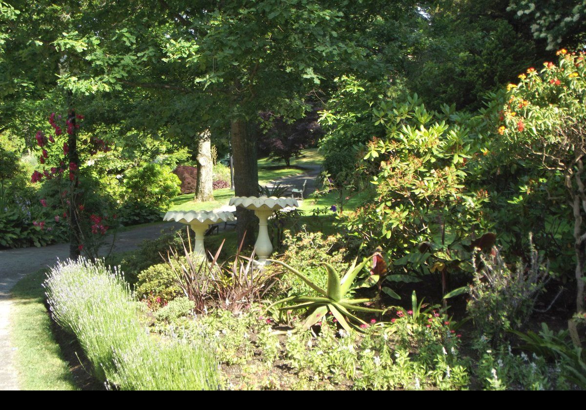 Halifax Public Gardens began in 1836, with the Horticultural Hall erected in 1847.  In 1874, it was joined to a second garden, dating to 1867, resulting in the current 16 acre park. They are open annually from May 1 for about six months.  The Horticultural Hall is now a small cafe.