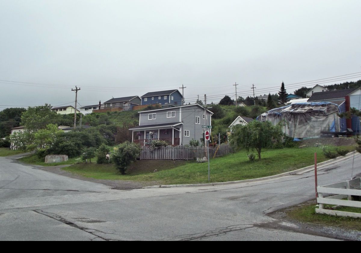 Residential district on the outskirts of Corner Brook. The museum is just off camera to the left.