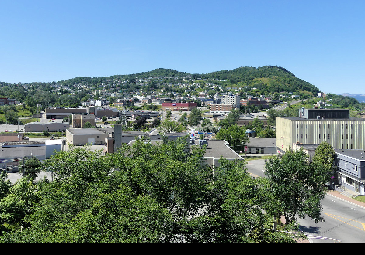 The view from the roof of City Hall.