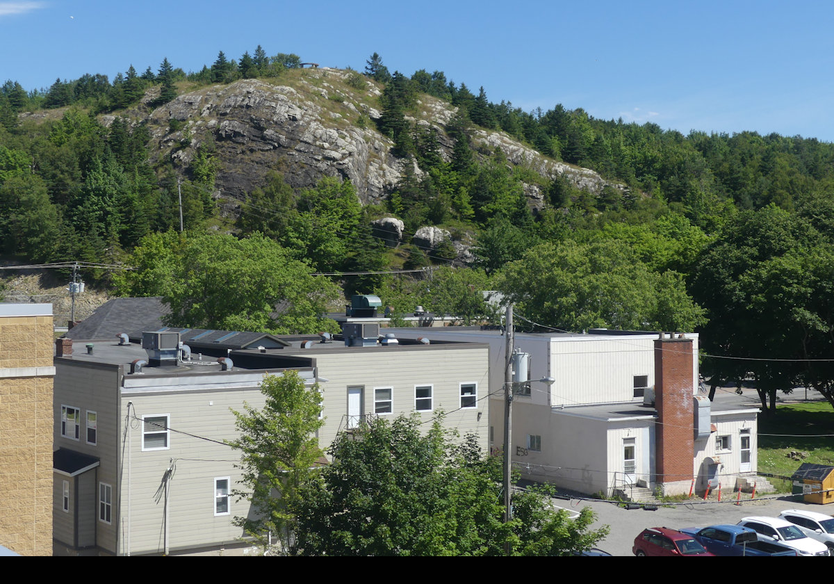 The view from the roof of City Hall.