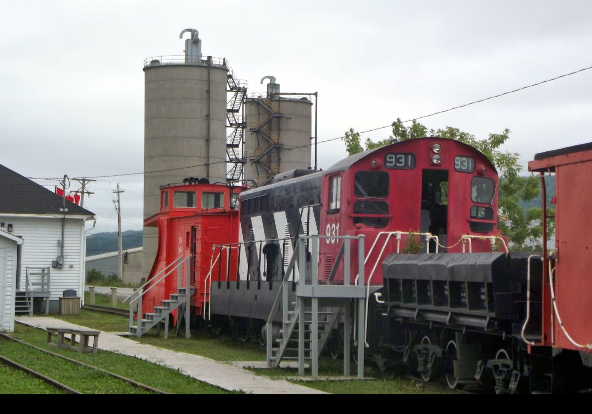 Diesel electric locomotive No. 931 in working order.