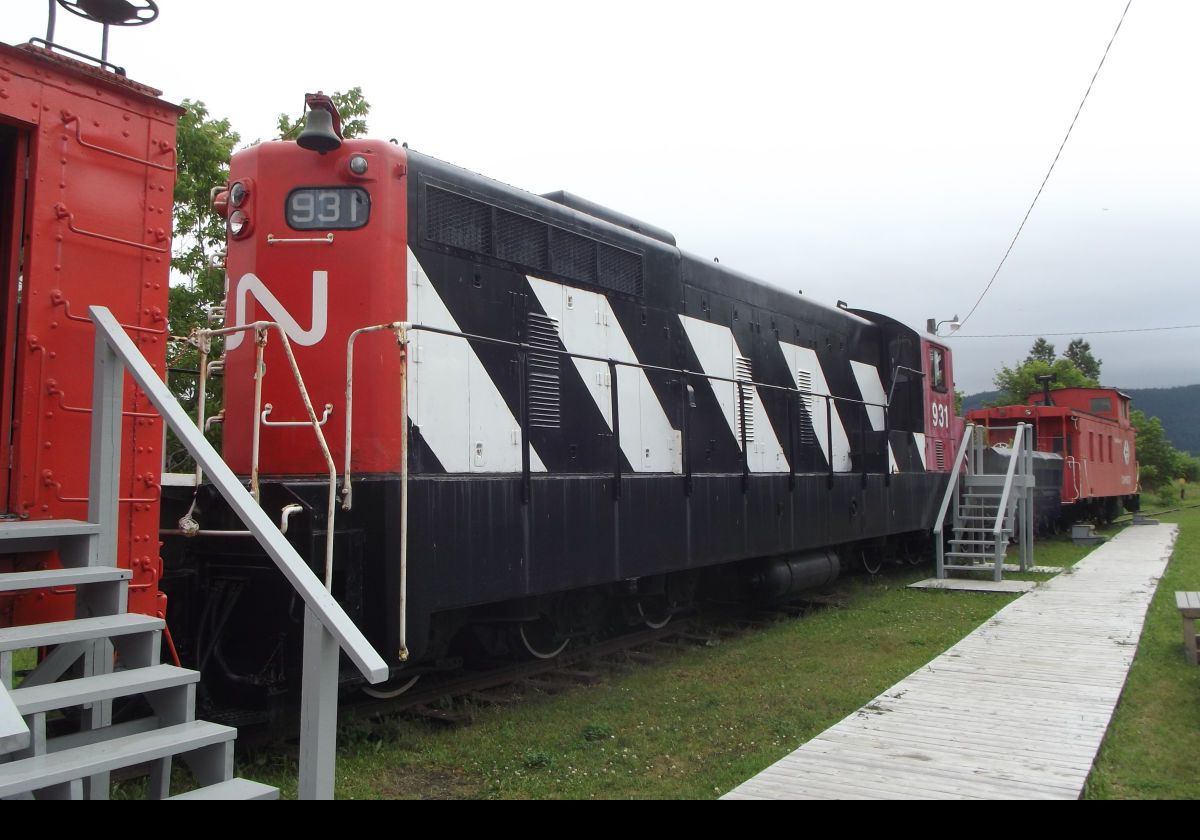 Diesel electric locomotive No. 931 in working order.