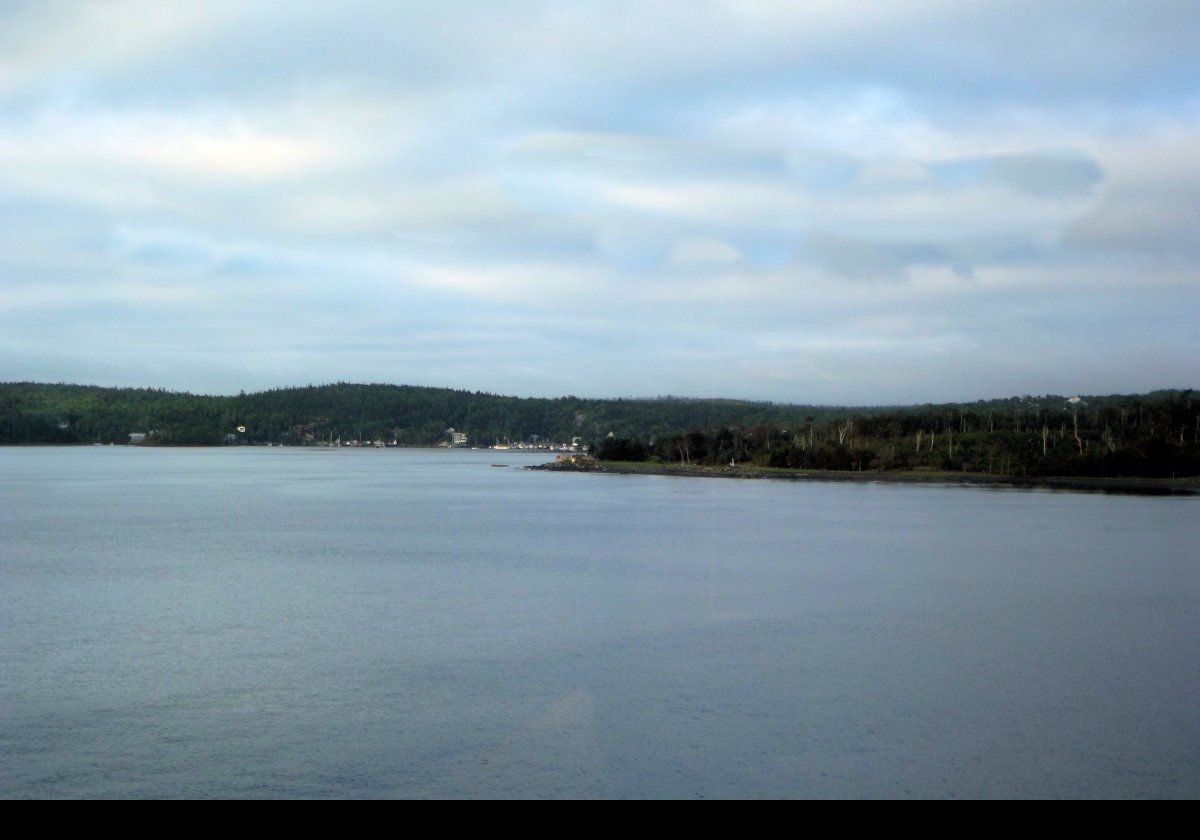 Arriving in Halifax, Nova Scotia.