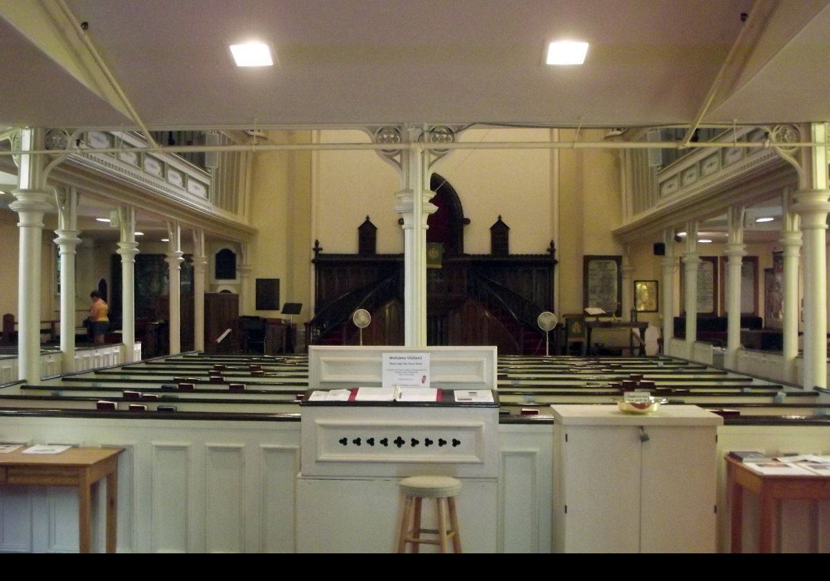 Interior of Saint Matthew's Church on Barrington Street.