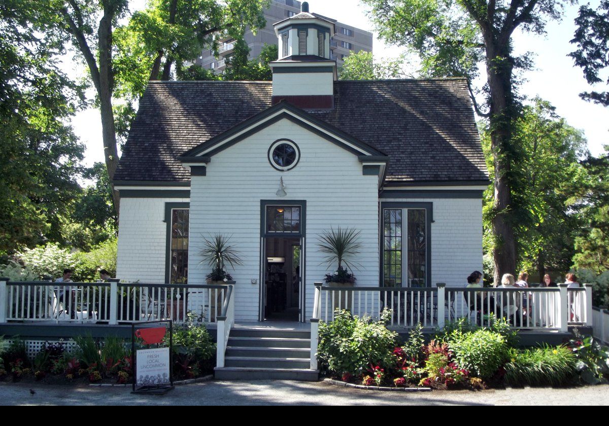 Originally the Horticultural Hall, this building now houses the Uncommon Grounds Cafe.  By all accounts, the food is very good.