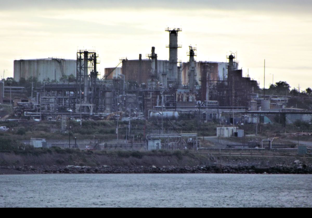 Oil refinary in Dartmouth.