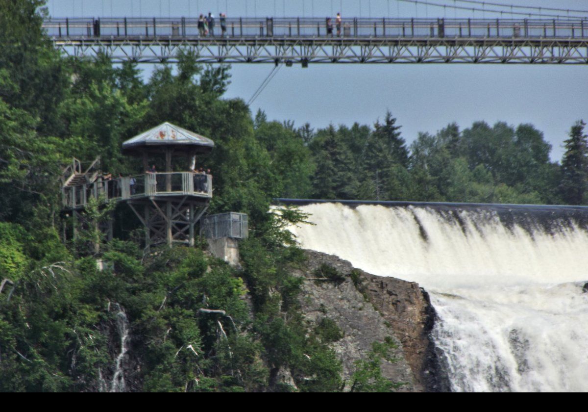 The top of the falls.