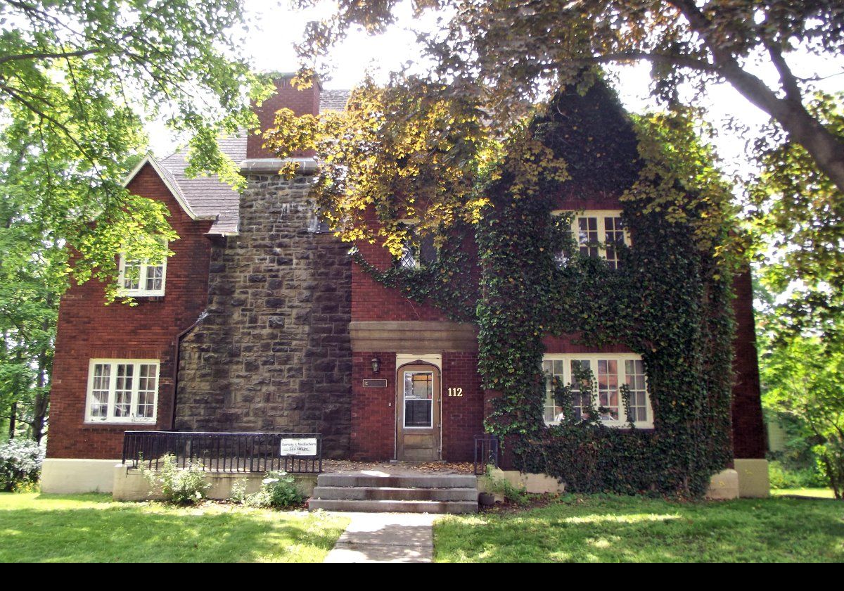 We passed some delightful private houses on our walks through the town.