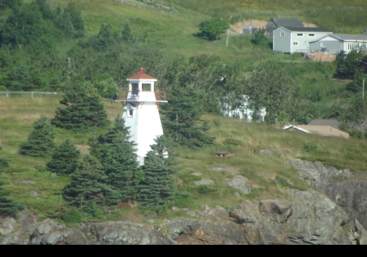 Our first view of Woody Point Lighthouse.