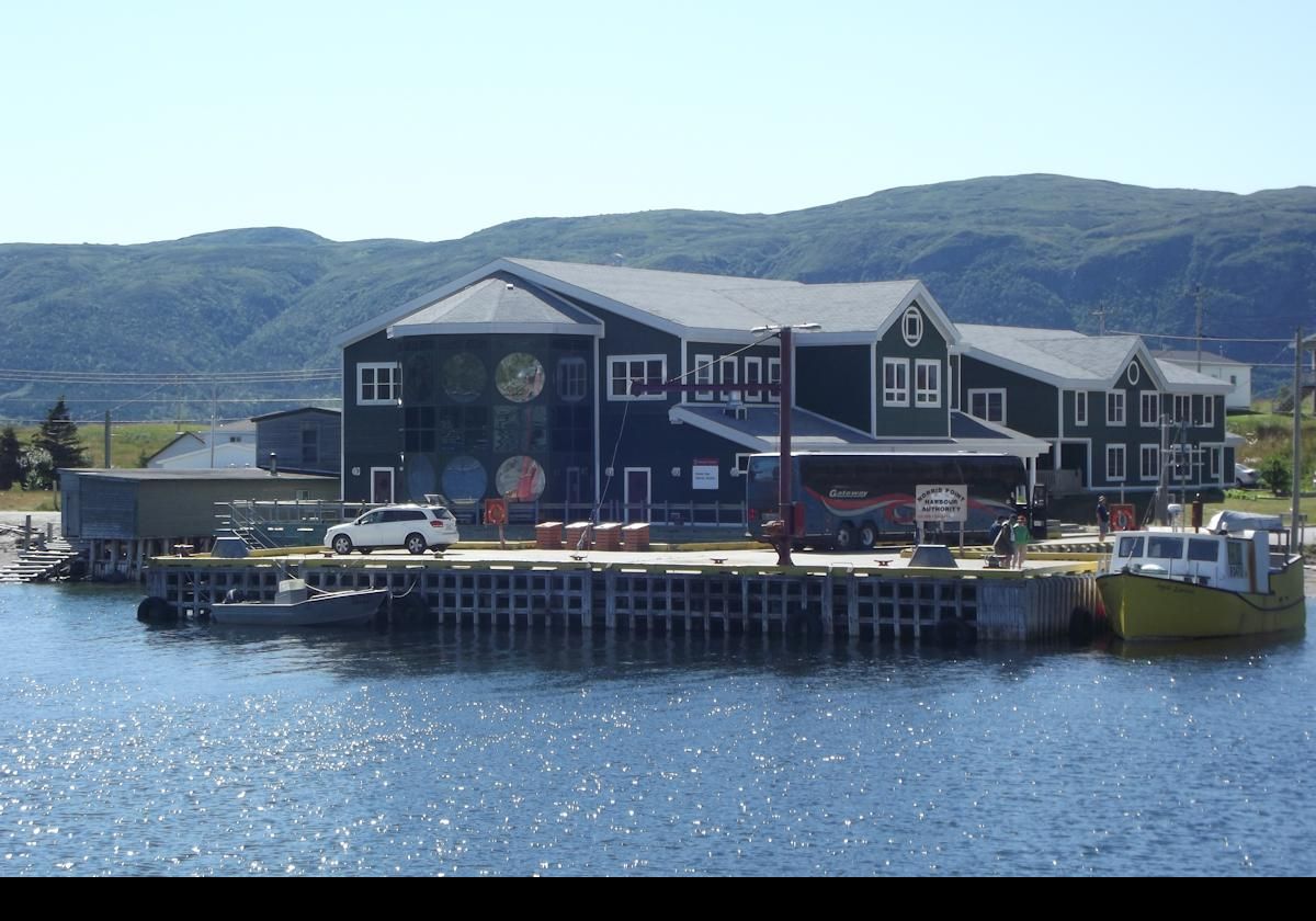 This is the Bonne Bay Marine Station in Norris Point in Gros Morne National Park across the narrow end of Bonne Bay from Woody Point.