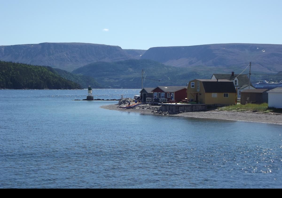 Having finished the tour, we are preparing to leave Woody Point and Bonne Bay.