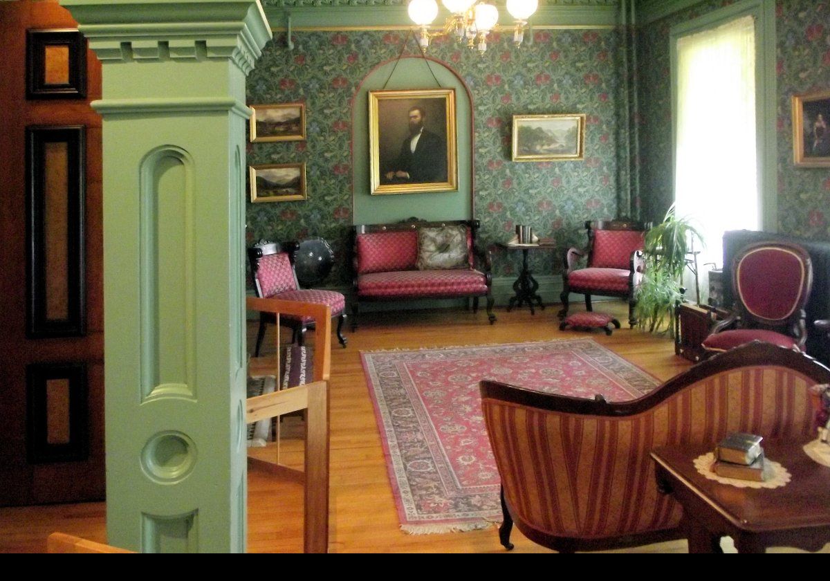 A very formal sitting area.  We were lucky enough to have a private tour of the house as there were no other visitors at the time.