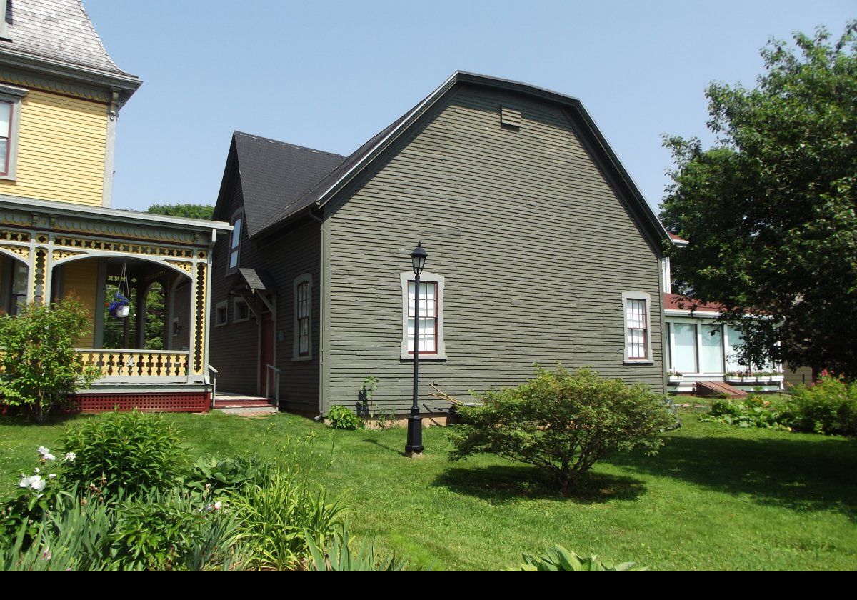 The carriage house.