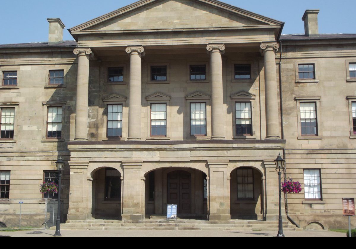 Built between 1843 & 1847, Province House is where the Legislative Assembly of Prince Edward Island meets; though presently it is closed for renovation.  In 1864, the building was used during the Charlottetown Conference that resulted in the creation of the Canadian Confederation.  Click the image to see a closeup of the commemorative plaque.