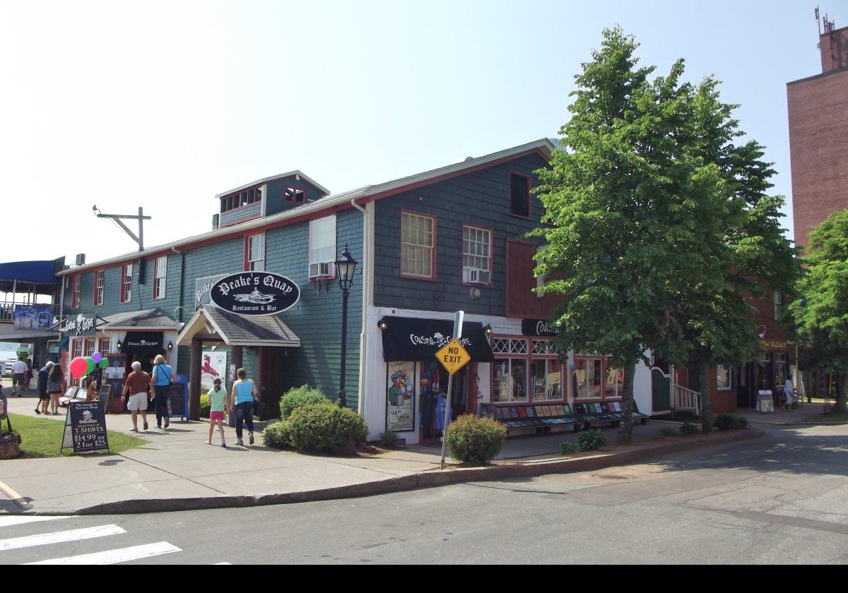 Peake's Quay restaurant & nightclub near to the Charlottetown Waterfront.