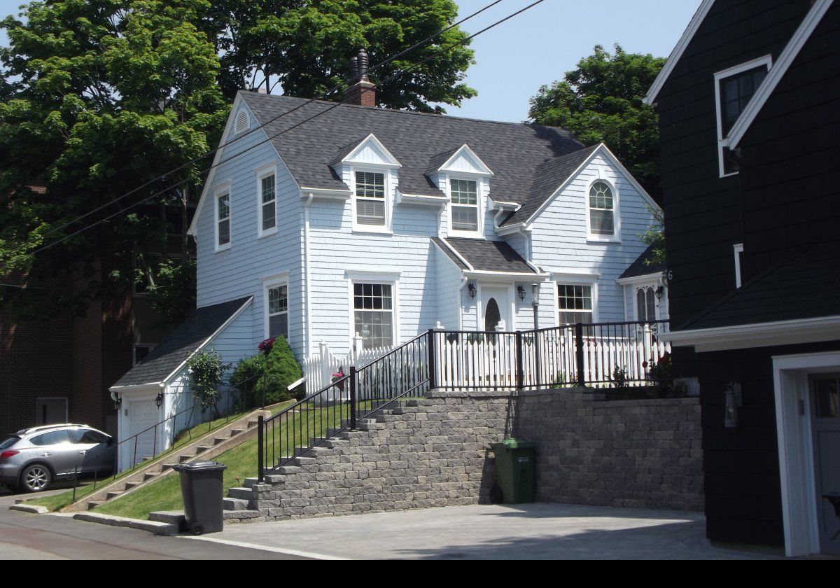 Attractive homes along Richmond Street.