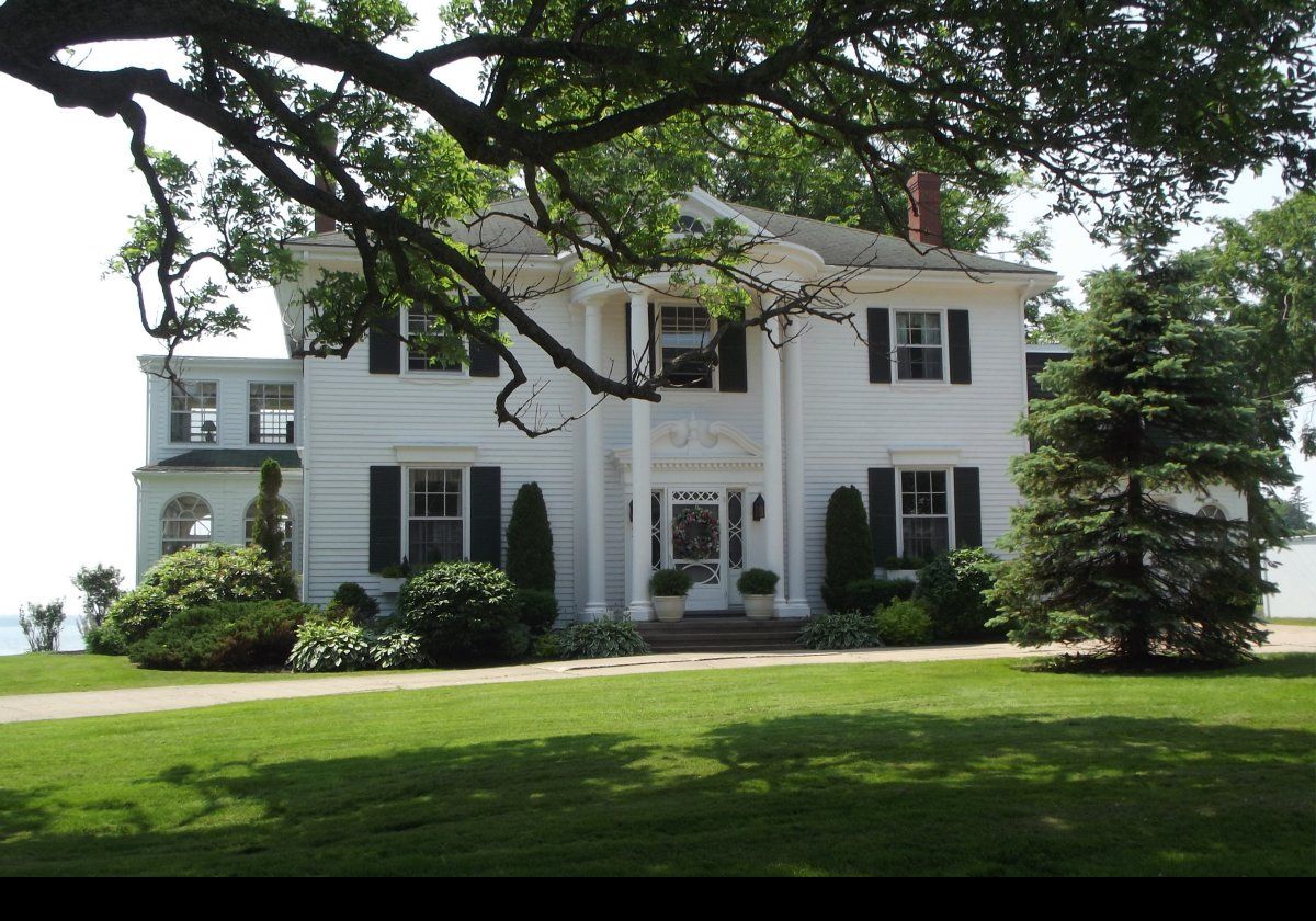 Attractive homes along West Street.