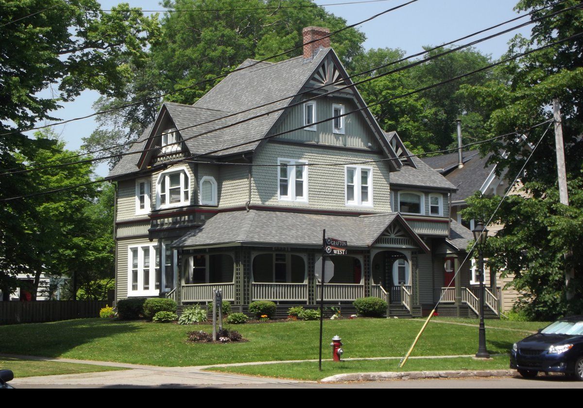 Attractive homes along West Street.