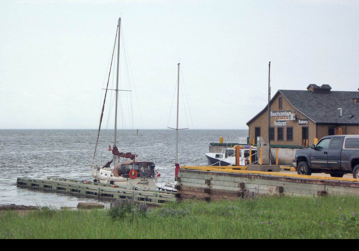 Beachcombers on the Wharf Restaurant; another well reviewed Victoria restaurant, though we did not try it.