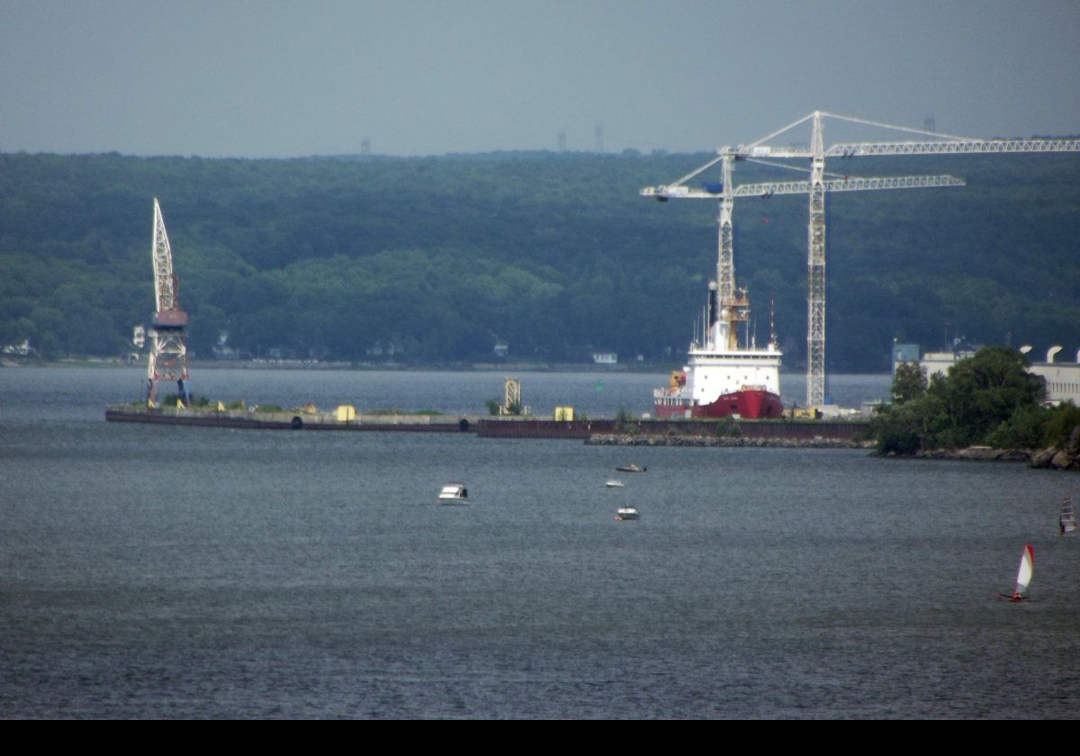 Heading towards the dock area