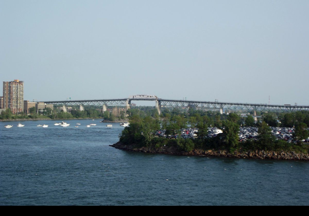 The Jacques Cartier bridge.