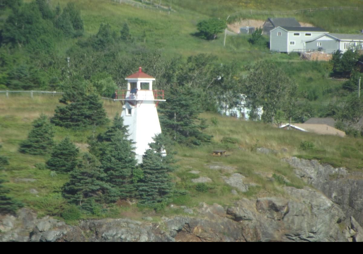 Our first view of Woody Point Lighthouse. 