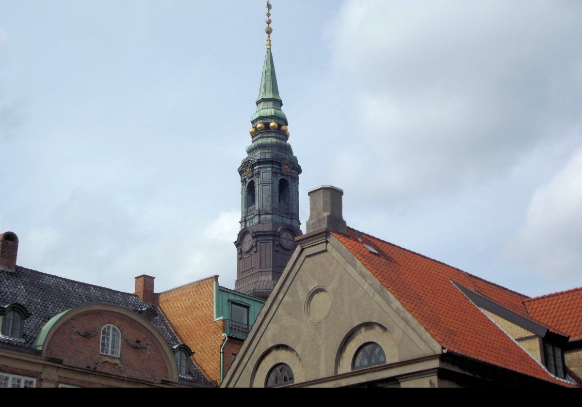 An old church tower.