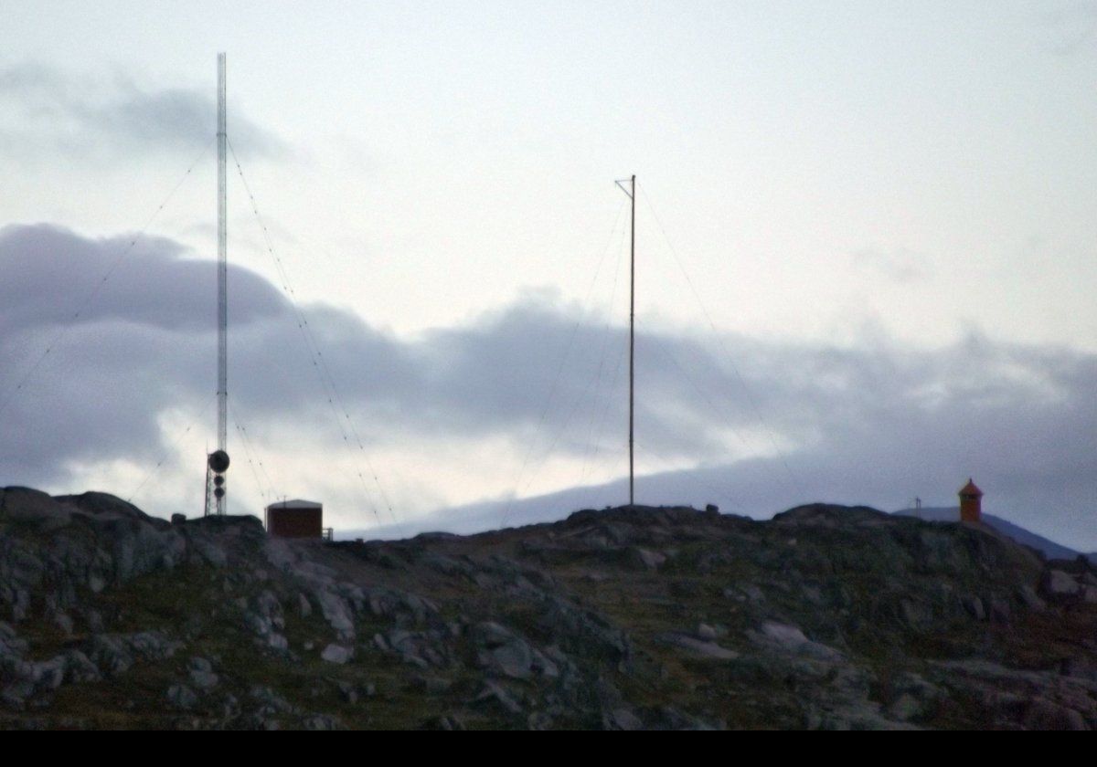 The Ikearasassuaq weather station. It is manned all year by up to five people.