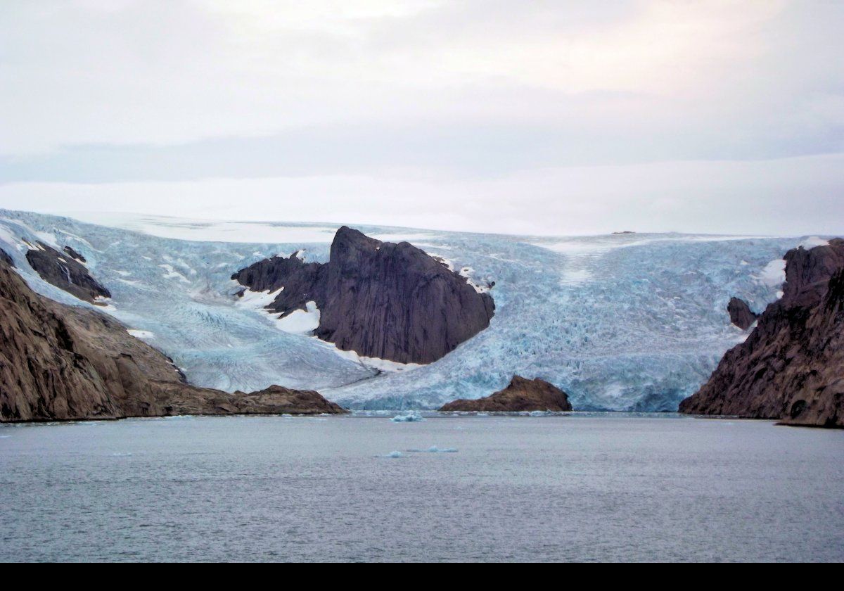 The first glacier we encountered was the Sermeq Kajatleq Glacier.