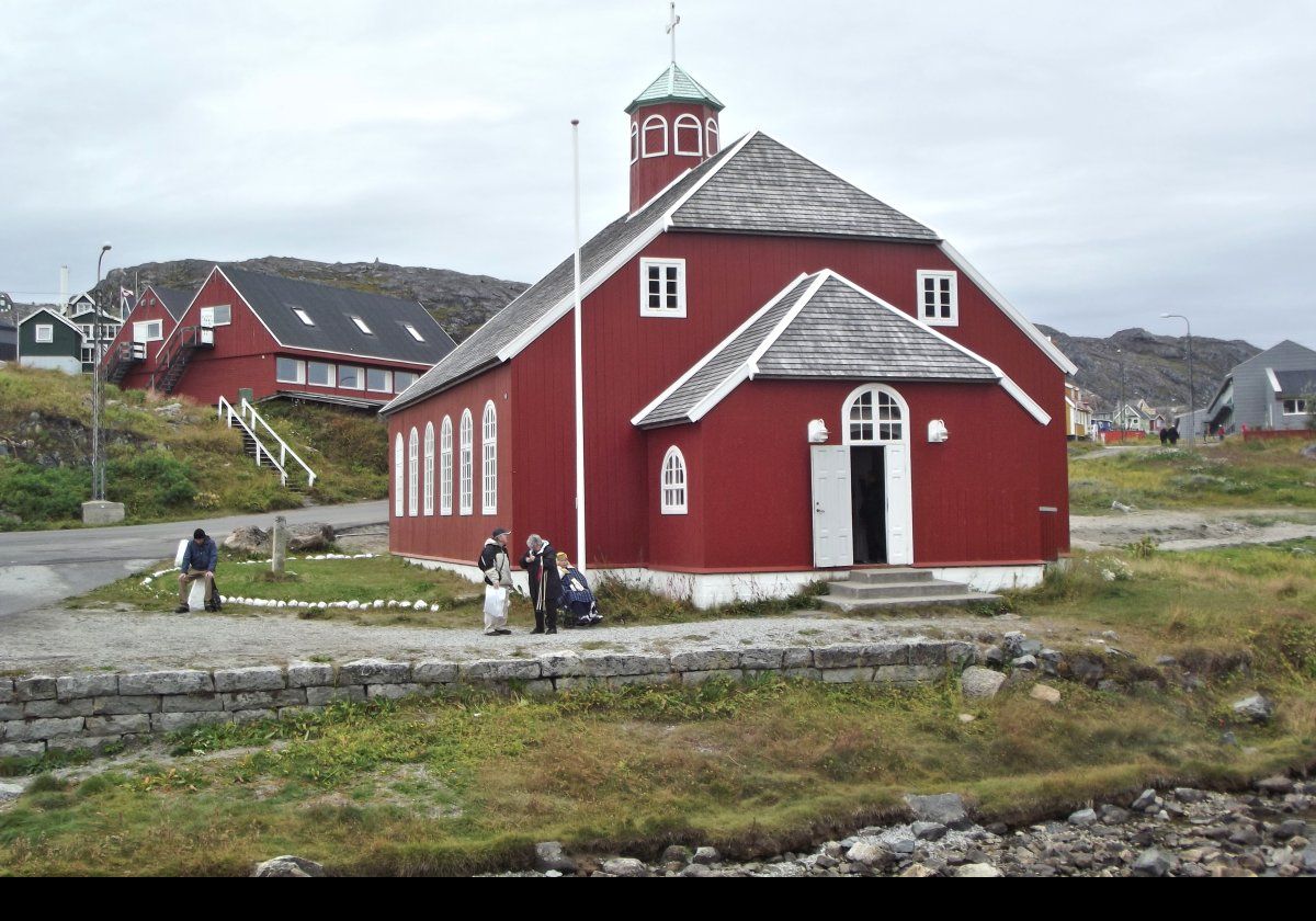 Situated in the colonial harbor district of Qaqortoq, The Lutheran Church of Our Savior was built and consecrated in 1832.